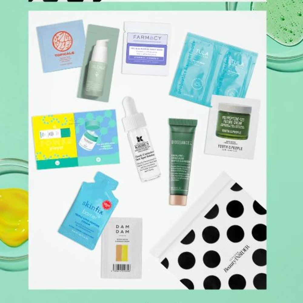 12- Piece Skincare Sample Bag